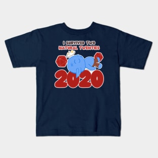 I Survived TWO Natural 20's // D20 // Goblin // 2020 Kids T-Shirt